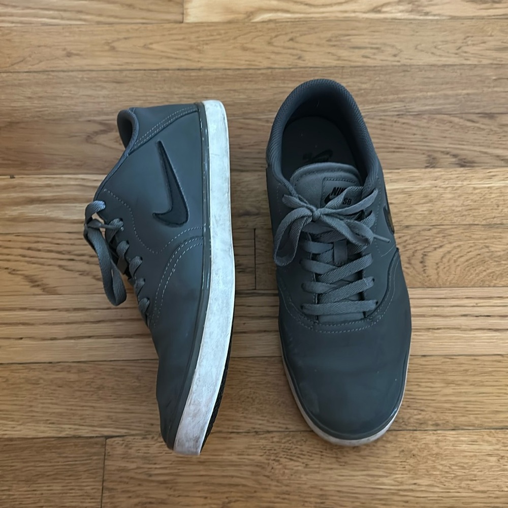 Grey Nike shoes